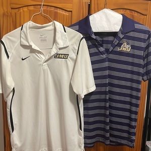 Lot of 2 JMU polos
